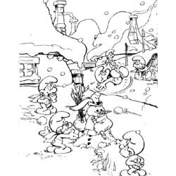 Malvorlage: Schlümpfe (Karikaturen) #34738 - Kostenlose Malvorlagen zum Ausdrucken