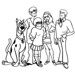 Malvorlage: Scooby Doo (Karikaturen) #31319 - Kostenlose Malvorlagen zum Ausdrucken