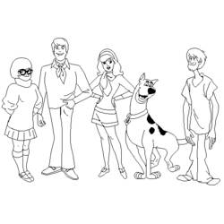 Malvorlage: Scooby Doo (Karikaturen) #31377 - Kostenlose Malvorlagen zum Ausdrucken