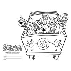 Malvorlage: Scooby Doo (Karikaturen) #31409 - Kostenlose Malvorlagen zum Ausdrucken