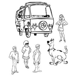 Malvorlage: Scooby Doo (Karikaturen) #31460 - Kostenlose Malvorlagen zum Ausdrucken