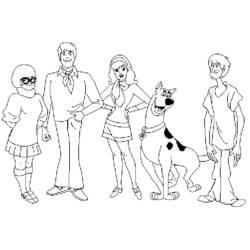 Malvorlage: Scooby Doo (Karikaturen) #31505 - Kostenlose Malvorlagen zum Ausdrucken