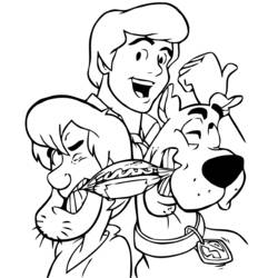 Malvorlage: Scooby Doo (Karikaturen) #31646 - Kostenlose Malvorlagen zum Ausdrucken