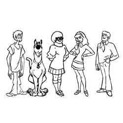 Malvorlage: Scooby Doo (Karikaturen) #31679 - Kostenlose Malvorlagen zum Ausdrucken
