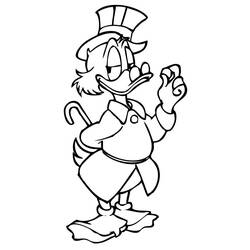 Malvorlage: Scrooge (Karikaturen) #31766 - Kostenlose Malvorlagen zum Ausdrucken