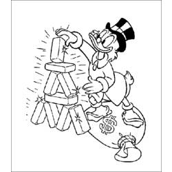 Malvorlage: Scrooge (Karikaturen) #31767 - Kostenlose Malvorlagen zum Ausdrucken