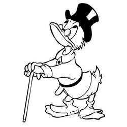 Malvorlage: Scrooge (Karikaturen) #31770 - Kostenlose Malvorlagen zum Ausdrucken