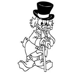 Malvorlage: Scrooge (Karikaturen) #31772 - Kostenlose Malvorlagen zum Ausdrucken