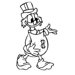 Malvorlage: Scrooge (Karikaturen) #31775 - Kostenlose Malvorlagen zum Ausdrucken