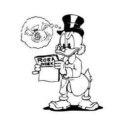 Malvorlage: Scrooge (Karikaturen) #31781 - Kostenlose Malvorlagen zum Ausdrucken