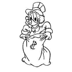 Malvorlage: Scrooge (Karikaturen) #31793 - Kostenlose Malvorlagen zum Ausdrucken