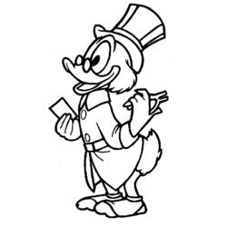 Malvorlage: Scrooge (Karikaturen) #31795 - Kostenlose Malvorlagen zum Ausdrucken