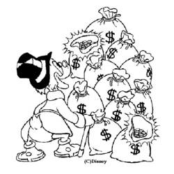 Malvorlage: Scrooge (Karikaturen) #31843 - Kostenlose Malvorlagen zum Ausdrucken