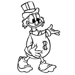 Malvorlage: Scrooge (Karikaturen) #31845 - Kostenlose Malvorlagen zum Ausdrucken