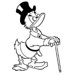 Malvorlage: Scrooge (Karikaturen) #31852 - Kostenlose Malvorlagen zum Ausdrucken