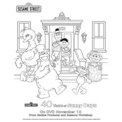 Malvorlage: Sesamstraße (Karikaturen) #32259 - Kostenlose Malvorlagen zum Ausdrucken