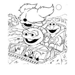 Malvorlage: Sesamstraße (Karikaturen) #32267 - Kostenlose Malvorlagen zum Ausdrucken