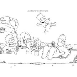 Malvorlage: Simpsons (Karikaturen) #23775 - Kostenlose Malvorlagen zum Ausdrucken