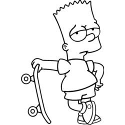 Malvorlage: Simpsons (Karikaturen) #23777 - Kostenlose Malvorlagen zum Ausdrucken