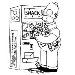 Malvorlage: Simpsons (Karikaturen) #23780 - Kostenlose Malvorlagen zum Ausdrucken