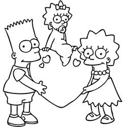 Malvorlage: Simpsons (Karikaturen) #23781 - Kostenlose Malvorlagen zum Ausdrucken