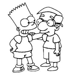 Malvorlage: Simpsons (Karikaturen) #23782 - Kostenlose Malvorlagen zum Ausdrucken