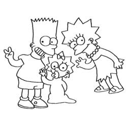 Malvorlage: Simpsons (Karikaturen) #23785 - Kostenlose Malvorlagen zum Ausdrucken