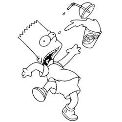 Malvorlage: Simpsons (Karikaturen) #23787 - Kostenlose Malvorlagen zum Ausdrucken