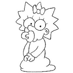 Malvorlage: Simpsons (Karikaturen) #23796 - Kostenlose Malvorlagen zum Ausdrucken