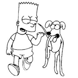 Malvorlage: Simpsons (Karikaturen) #23797 - Kostenlose Malvorlagen zum Ausdrucken
