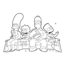 Malvorlage: Simpsons (Karikaturen) #23802 - Kostenlose Malvorlagen zum Ausdrucken
