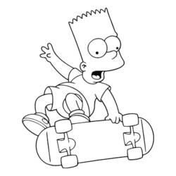 Malvorlage: Simpsons (Karikaturen) #23804 - Kostenlose Malvorlagen zum Ausdrucken