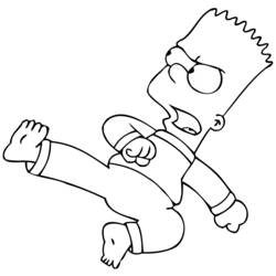 Malvorlage: Simpsons (Karikaturen) #23816 - Kostenlose Malvorlagen zum Ausdrucken
