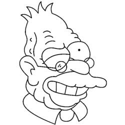 Malvorlage: Simpsons (Karikaturen) #23818 - Kostenlose Malvorlagen zum Ausdrucken