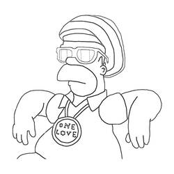 Malvorlage: Simpsons (Karikaturen) #23843 - Kostenlose Malvorlagen zum Ausdrucken
