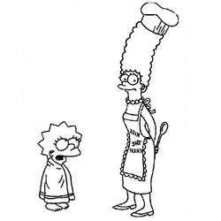 Malvorlage: Simpsons (Karikaturen) #23844 - Kostenlose Malvorlagen zum Ausdrucken