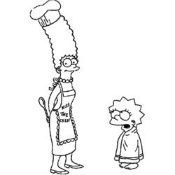 Malvorlage: Simpsons (Karikaturen) #23861 - Kostenlose Malvorlagen zum Ausdrucken