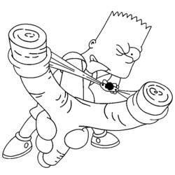Malvorlage: Simpsons (Karikaturen) #23865 - Kostenlose Malvorlagen zum Ausdrucken