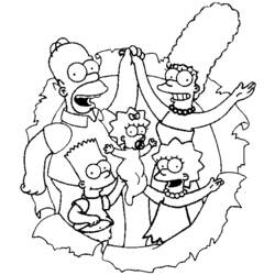 Malvorlage: Simpsons (Karikaturen) #23866 - Kostenlose Malvorlagen zum Ausdrucken