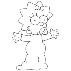 Malvorlage: Simpsons (Karikaturen) #23868 - Kostenlose Malvorlagen zum Ausdrucken