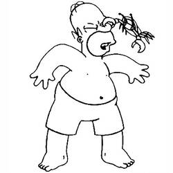 Malvorlage: Simpsons (Karikaturen) #23873 - Kostenlose Malvorlagen zum Ausdrucken