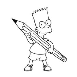 Malvorlage: Simpsons (Karikaturen) #23875 - Kostenlose Malvorlagen zum Ausdrucken