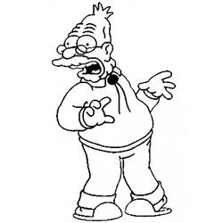 Malvorlage: Simpsons (Karikaturen) #23881 - Kostenlose Malvorlagen zum Ausdrucken