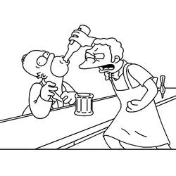 Malvorlage: Simpsons (Karikaturen) #23882 - Kostenlose Malvorlagen zum Ausdrucken