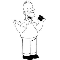 Malvorlage: Simpsons (Karikaturen) #23888 - Kostenlose Malvorlagen zum Ausdrucken