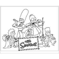 Malvorlage: Simpsons (Karikaturen) #23900 - Kostenlose Malvorlagen zum Ausdrucken