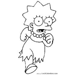 Malvorlage: Simpsons (Karikaturen) #23902 - Kostenlose Malvorlagen zum Ausdrucken