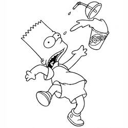Malvorlage: Simpsons (Karikaturen) #23907 - Kostenlose Malvorlagen zum Ausdrucken