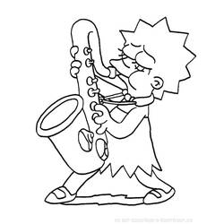 Malvorlage: Simpsons (Karikaturen) #23908 - Kostenlose Malvorlagen zum Ausdrucken