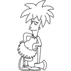 Malvorlage: Simpsons (Karikaturen) #23922 - Kostenlose Malvorlagen zum Ausdrucken